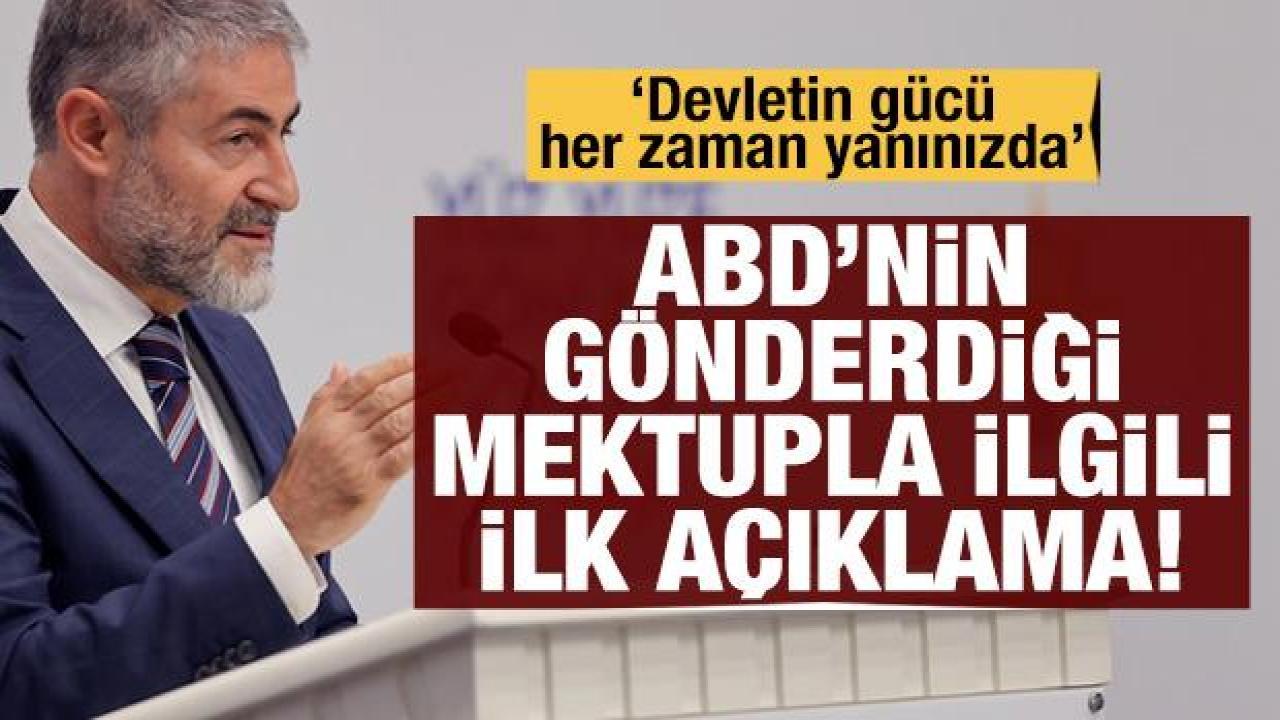 Türk iş dünyasına gönderilen mektup ile ilgili Bakan Nebati'den açıklama