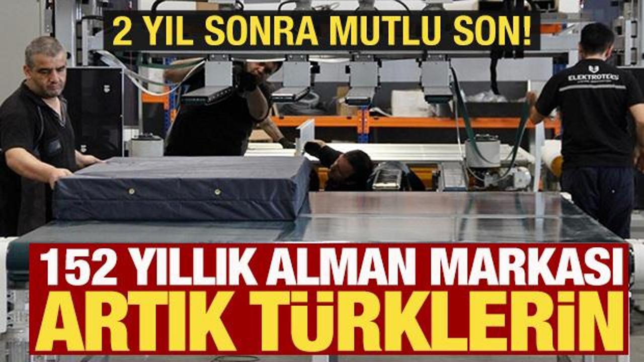 Türk şirket 152 yıllık Alman firmayı satın aldı