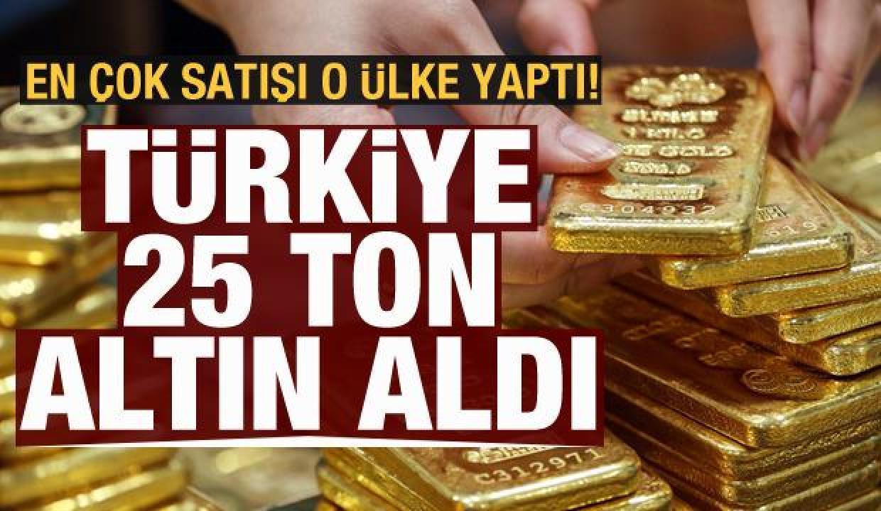 Türkiye 25 ton altın aldı! En çok satışı Özbekistan yaptı