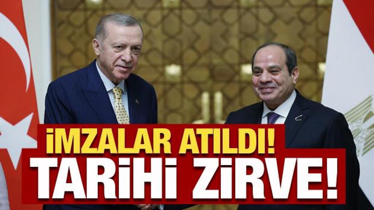 Türkiye ile Mısır arasında tarihi zirve!