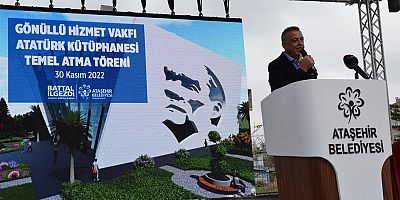 TÜRKİYE’NİN EN BÜYÜK ATATÜRK KÜTÜPHANESİ ATAŞEHİR’DE
