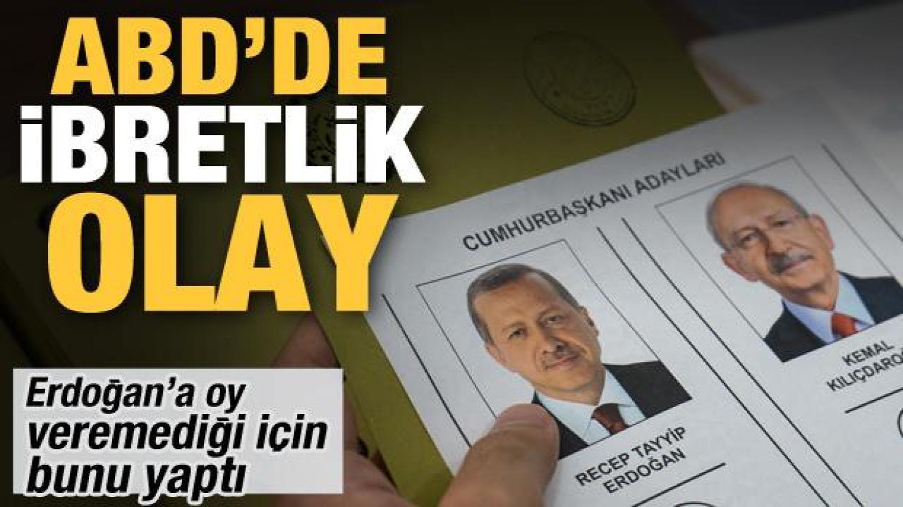 Türkiye sevdalısı Filistinli'den büyük fedakarlık! Erdoğan'a oy veremediği için bunu yaptı