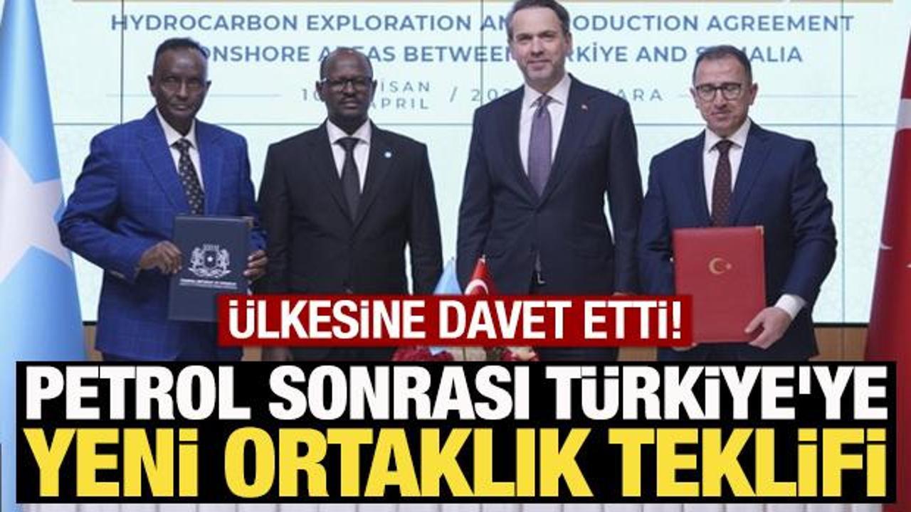 Türkiye, Somali'de petrol ve gaz arayacak! Yeni ortaklık teklifi geldi