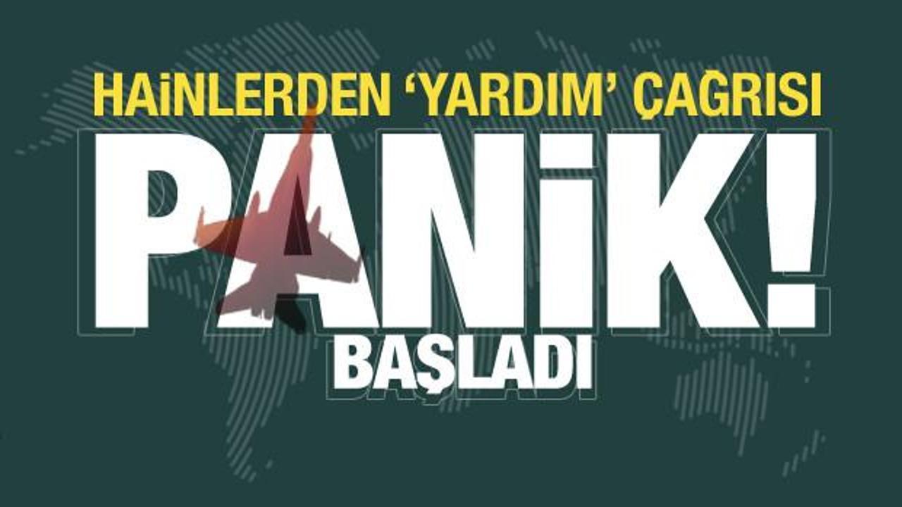 Türkiye vurmaya başladı! Darmaduman olan terör örgütü 'yardım' istedi