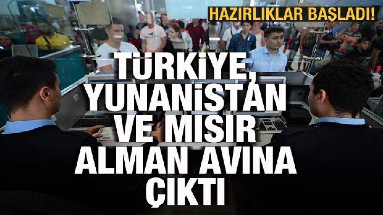 Türkiye, Yunanistan ve Mısır Alman emeklileri 