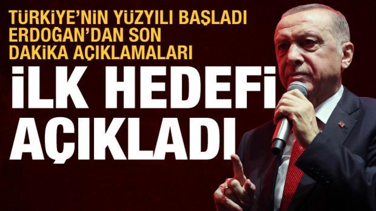 Türkiye Yüzyılı başladı! Erdoğan'dan yeni Anayasa mesajı