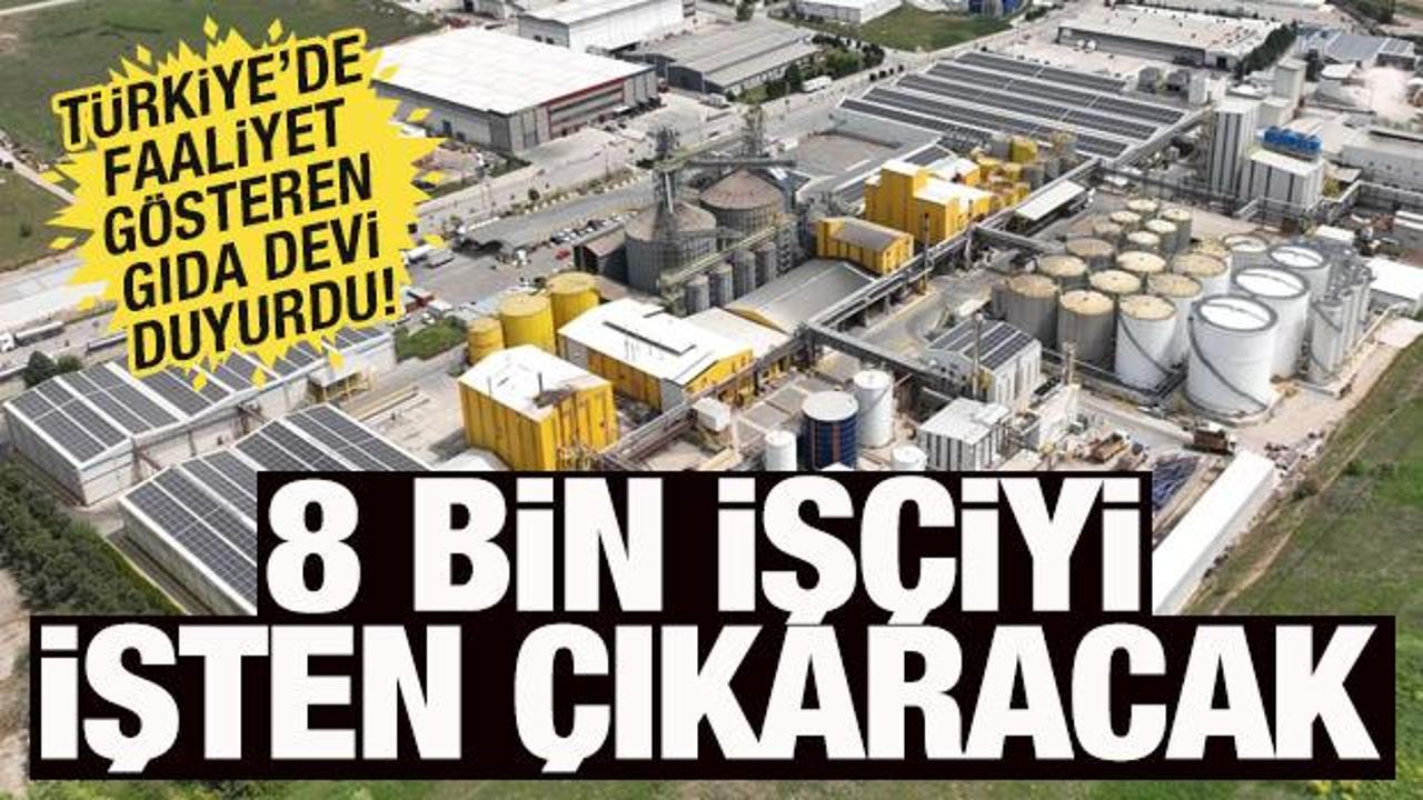 Türkiye’de de faaliyet gösteren gıda devi 8 bin işçiyi işten çıkaracak