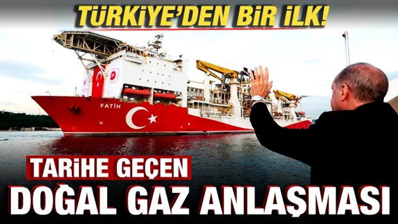 Türkiye'den bir ilk! Tarihe geçen doğal gaz anlaşması!