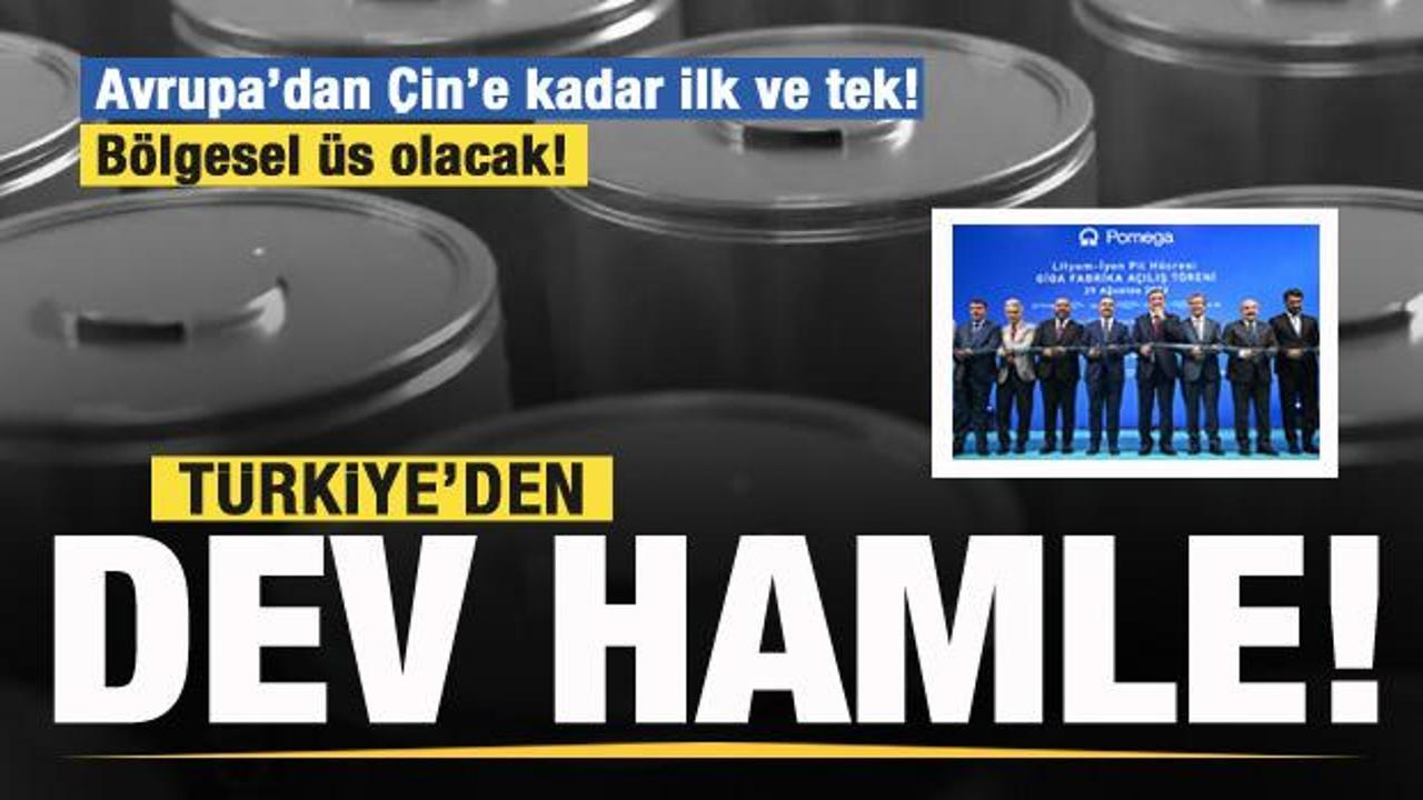 Türkiye'den dev adım! Lityum-İyon Pil Hücresi Giga Fabrikası açıldı!