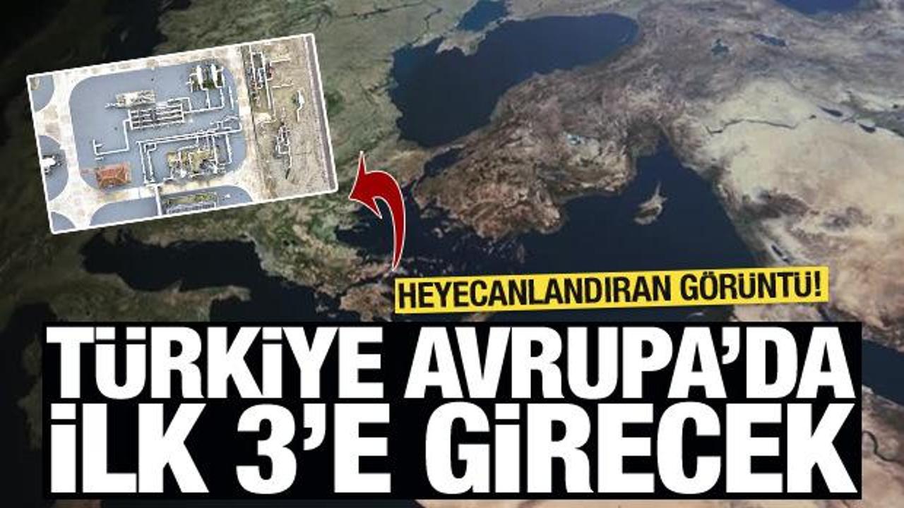 Türkiye'den doğal gaz hamlesi! Avrupa'da 3'üncü olacak