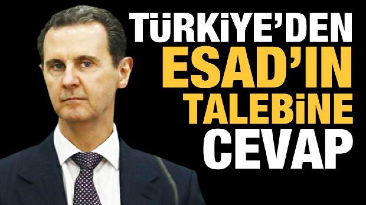 Türkiye'den Esad'ın 