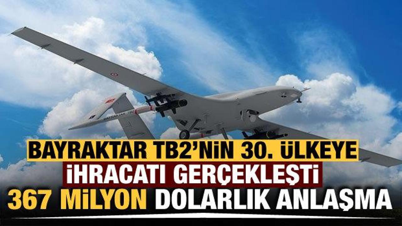 Türkiye'den Kuveyt'e milli SİHA Bayraktar TB2 ihracatı