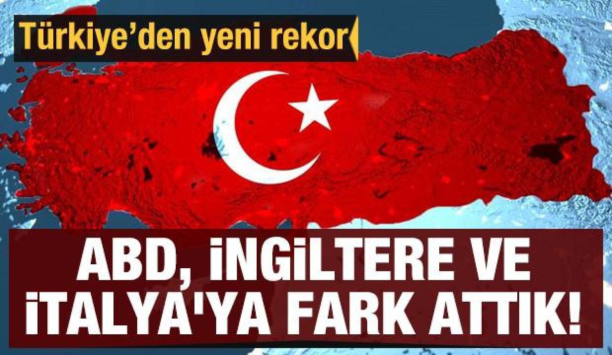 Türkiye'den tarihi rekor! ABD, İngiltere ve İtalya'ya fark attık