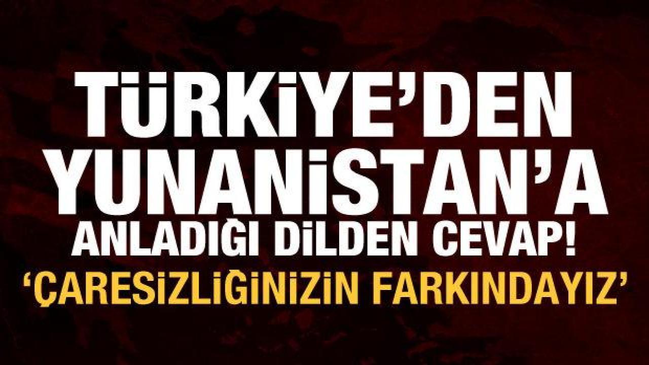 Türkiye'den Yunan Bakan'a çok sert tepki! Dünyanın görmezden geldiği fotoğraflar