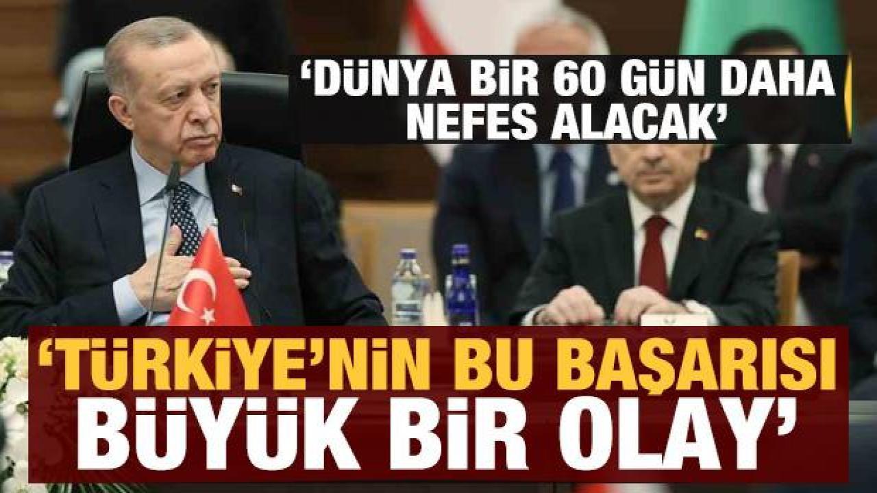 Türkiye'nin bu başarısı büyük bir olay! Dünya 60 gün daha nefes alacak