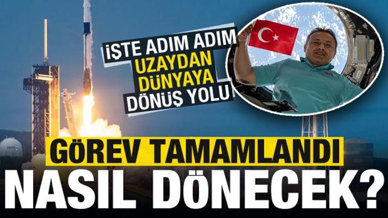 Türkiye'nin ilk astronotu Alper Gezeravcı uzaydan nasıl dönecek? İşte adım adım dönüş yolu