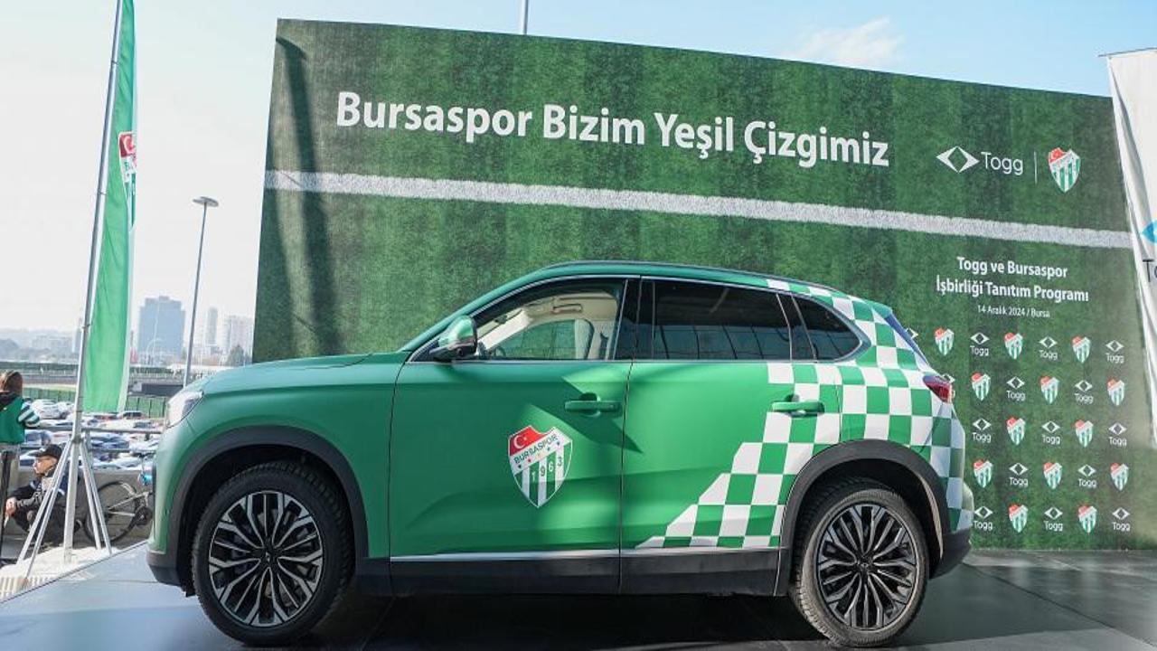 Türkiye'nin otomobili TOGG, Bursaspor'a sponsor oldu