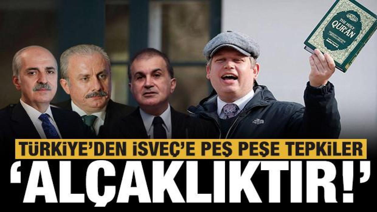 Türkiye'nin Stockholm Büyükelçiliği önünde Kur'an-ı Kerim yakma iznine sert tepki