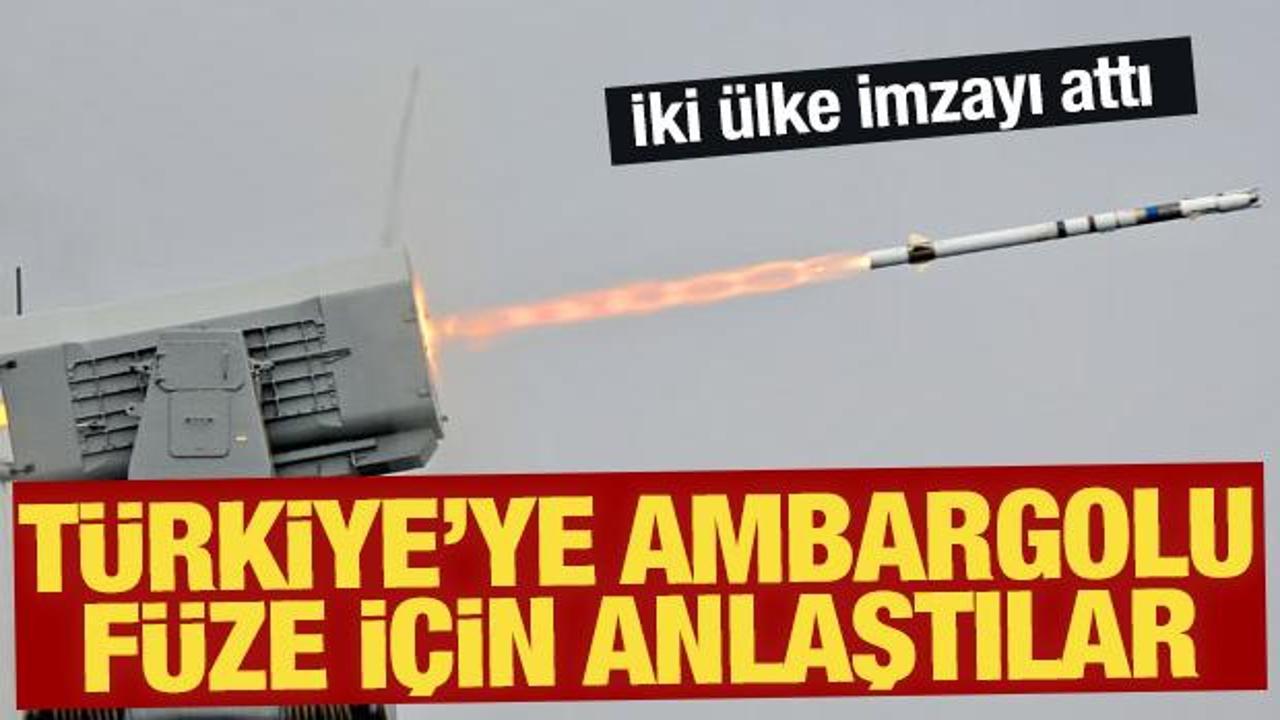 Türkiye'ye ambargolu füze için Yunanistan ve ABD arasında anlaşma