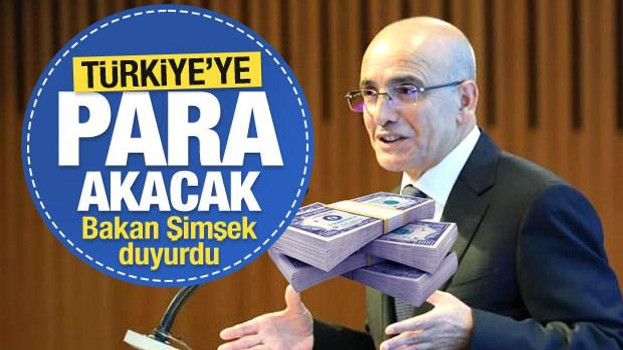 Türkiye'ye fon akışı olacak! Bakan Şimşek'ten 