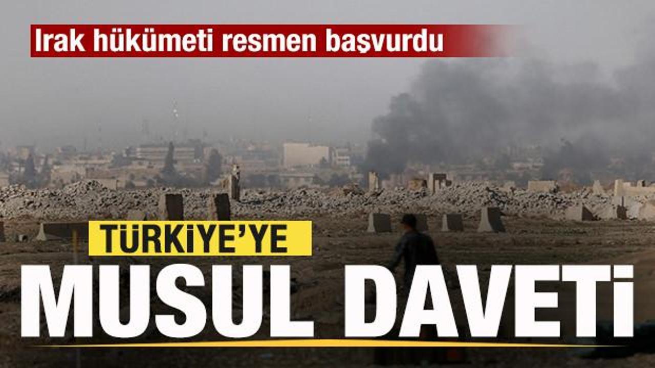 Türkiye’ye Musul daveti! Irak hükümeti resmen başvurdu