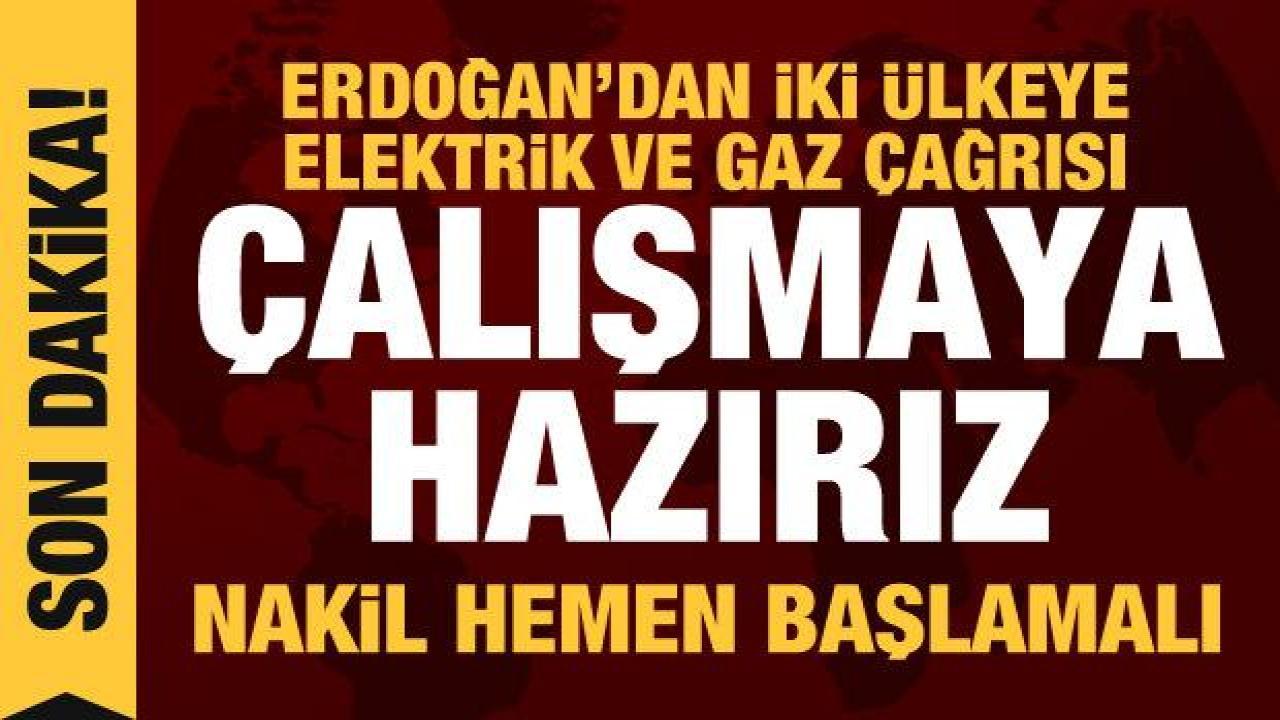 Türkmen gazı için üçlü zirve: Erdoğan'dan son dakika açıklamaları