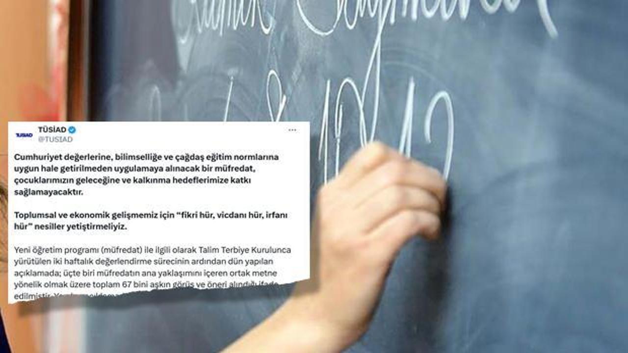 TÜSİAD 'müfredat' konusunda da ahkam kesti