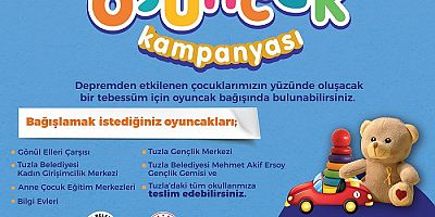 TUZLA BELEDİYESİ’NDEN DEPREMZEDE ÇOCUKLAR İÇİN KİTAP BAĞIŞ KAMPANYASI