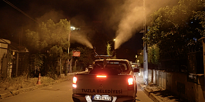 TUZLA’DA SİVRİSİNEKLERLE ETKİN MÜCADELE ARALIKSIZ SÜRÜYOR