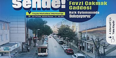 TUZLA’DAKİ 3 CADDENİN NASIL KULLANILACAĞINA VATANDAŞLAR KARAR VERECEK