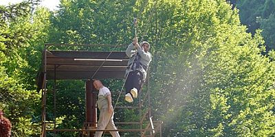 Tuzla'dan Emeklilere Akyazı'da Zipline ve Alabalık Keyfi
