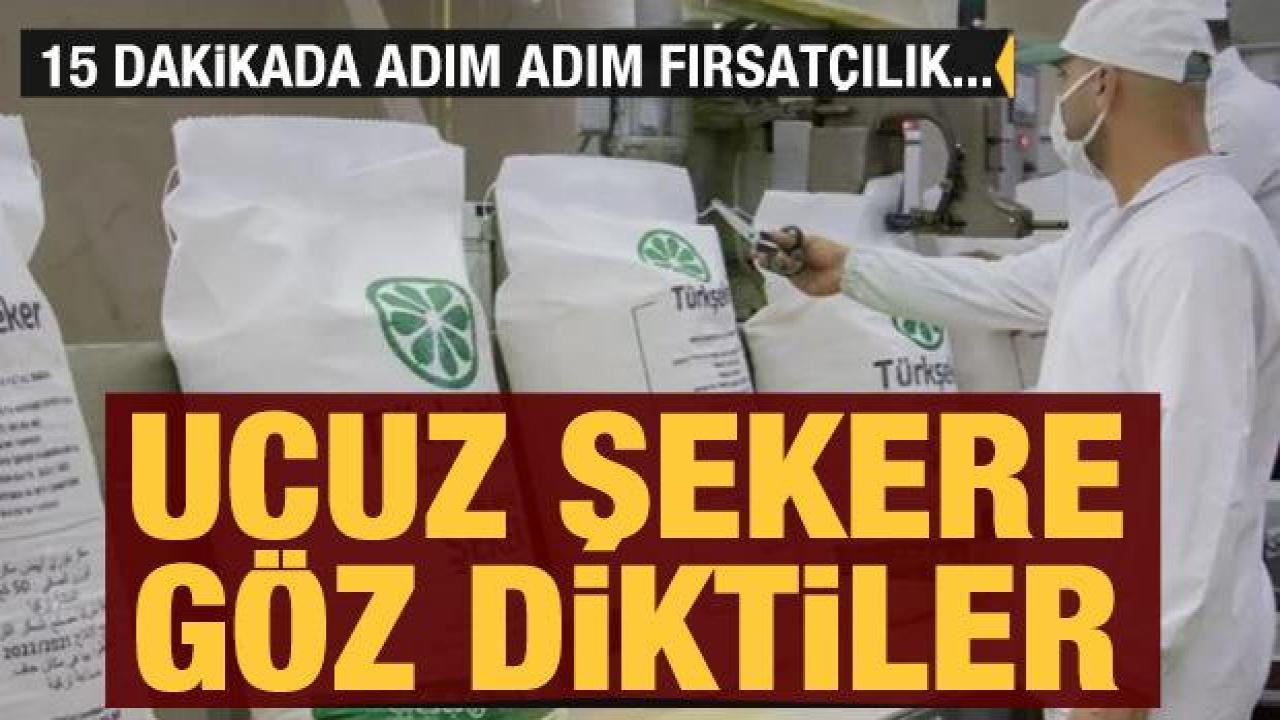 Ucuz şekere göz diktiler: 15 dakikada marketlerden toplayıp pahalıya satıyorlar