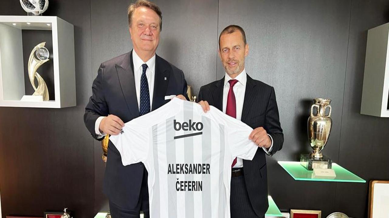 UEFA'da dev zirve: Hasan Arat - Ceferin