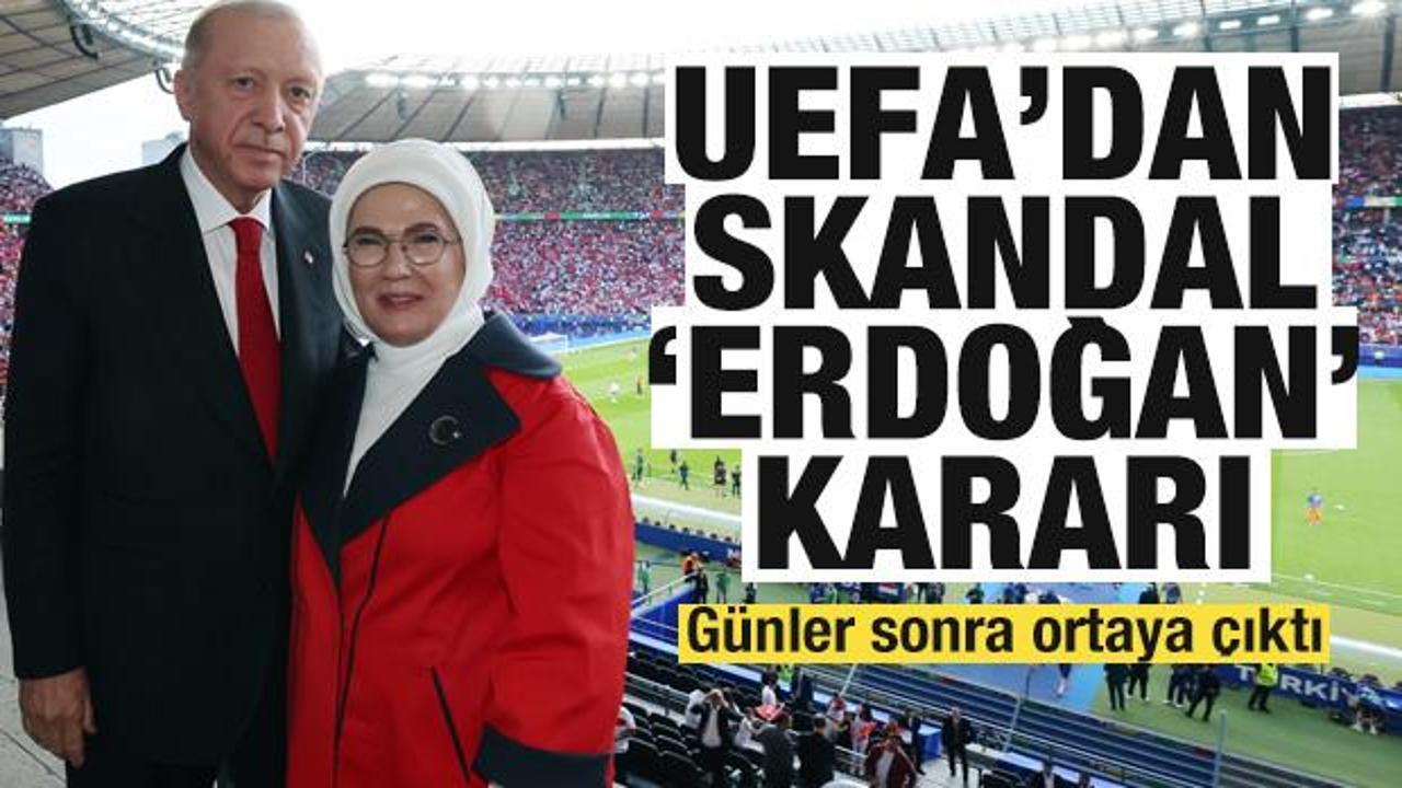 UEFA'dan skandal 'Erdoğan' kararı! Günler sonra ortaya çıktı