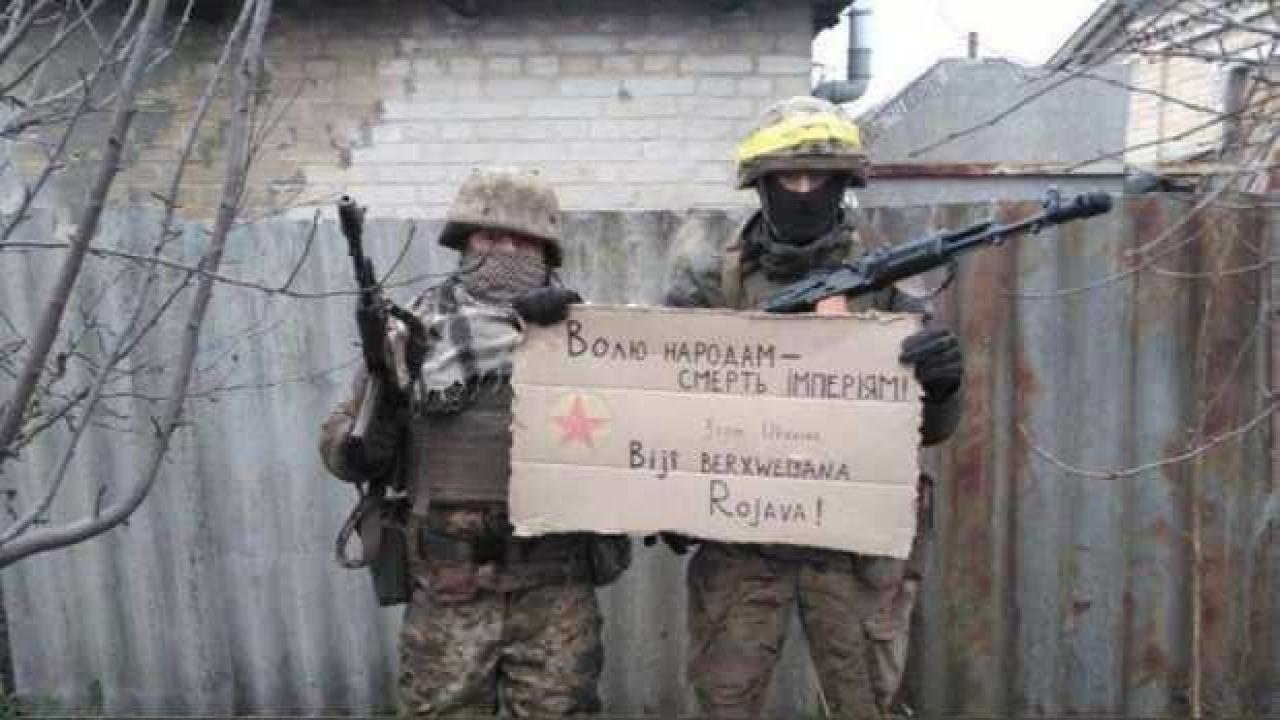 Ukrayna askerlerinden PKK/YPG'ye destek: Büyük tepki çekti!