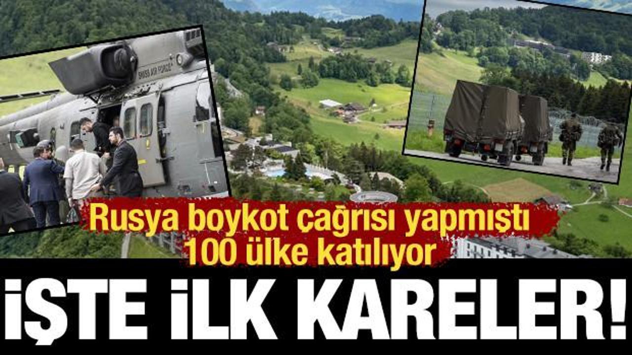 Ukrayna barış konferansı İsviçre'de başlıyor
