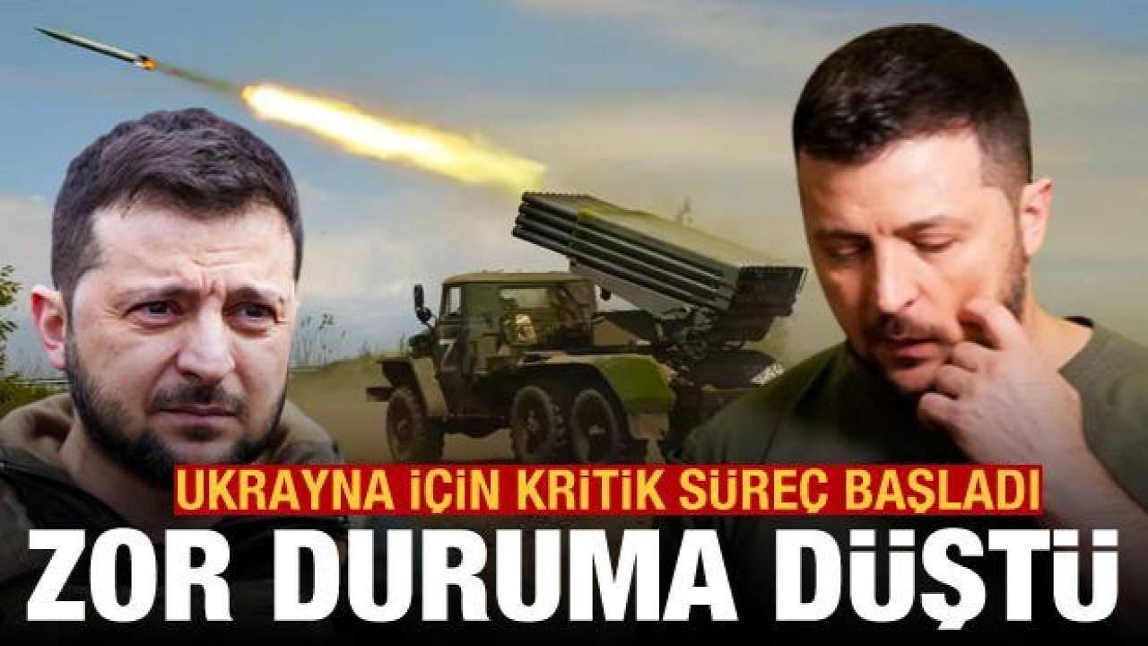 Ukrayna için kritik süreç başladı: Zor duruma düştü