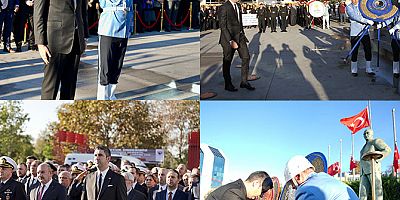 ULU ÖNDER ATATÜRK, 10 KASIM’DA ÖZLEM VE MİNNETLE ANILDI