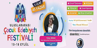 Uluslararası Çocuk Edebiyatı Festivali Kartal’da Başlıyor