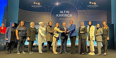 ÜMRANİYE BELEDİYESİ’NE ALTIN KARINCA ÖDÜLÜ