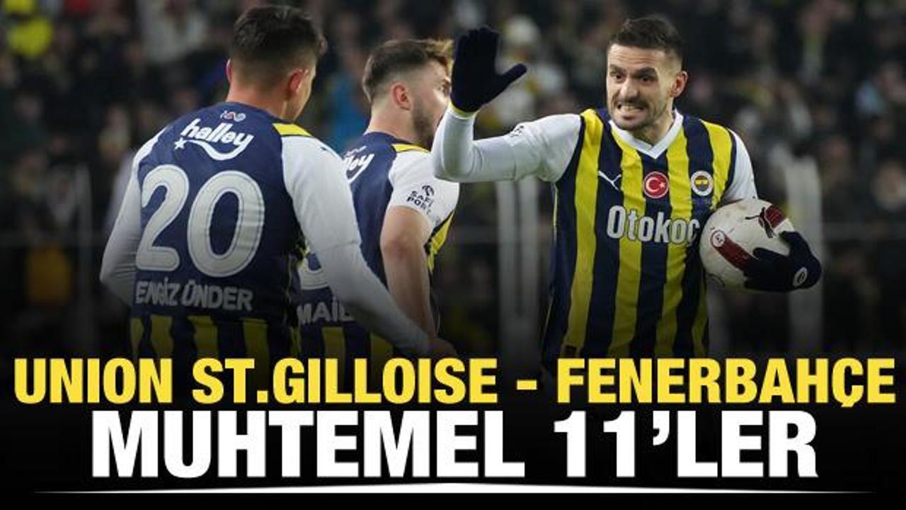Union Saint-Gilloise - Fenerbahçe! Muhtemel 11'ler