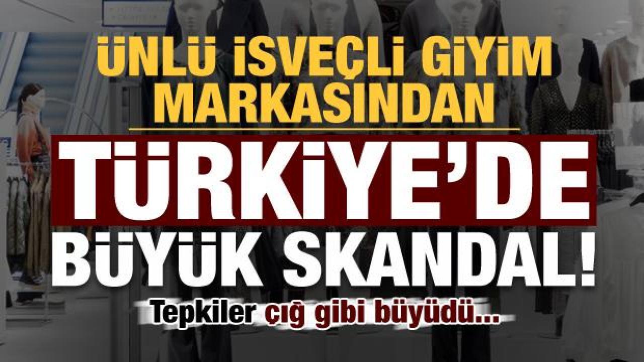 Ünlü İsveçli giyim markası H&M Türkiye'de 'LGBT' skandalı!