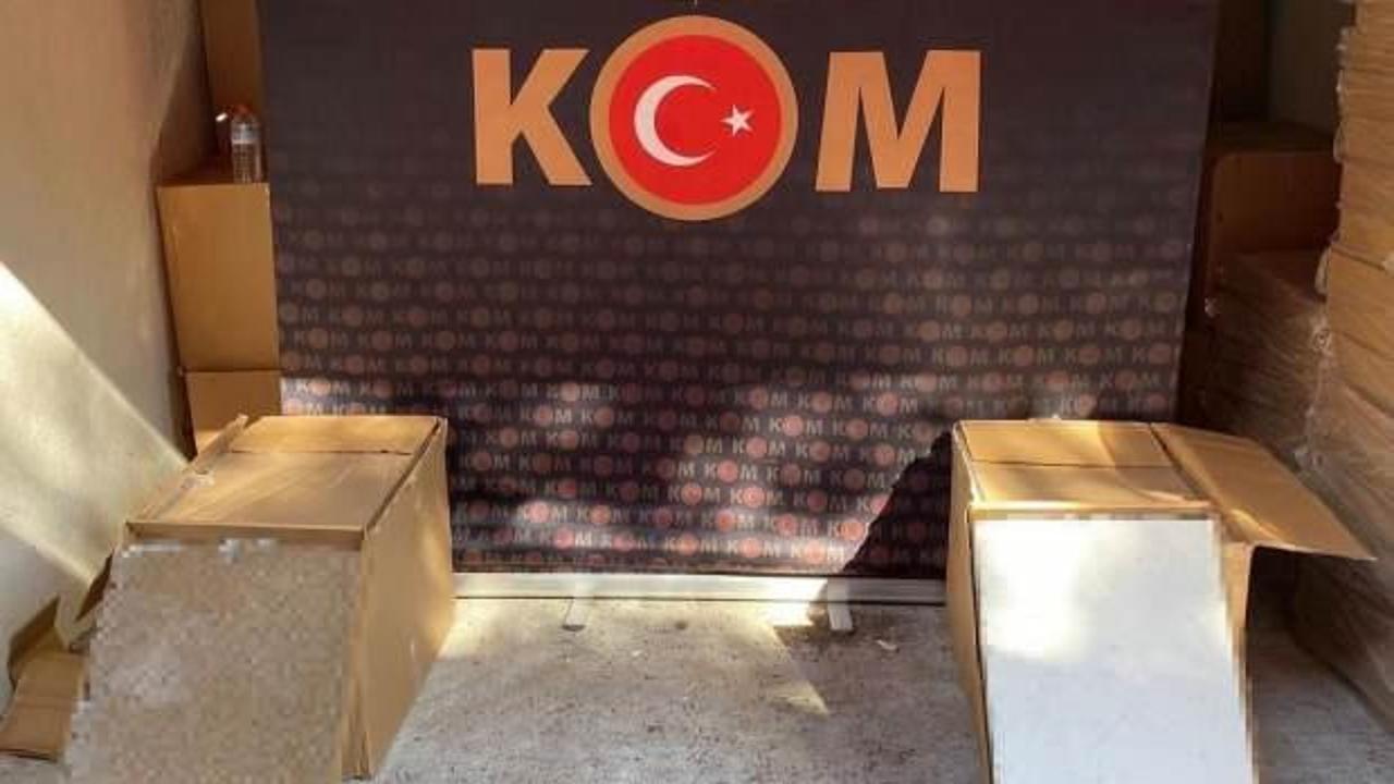 Uşak'ta kaçakçılık operasyonu: Çok sayıda makaron ele geçirildi