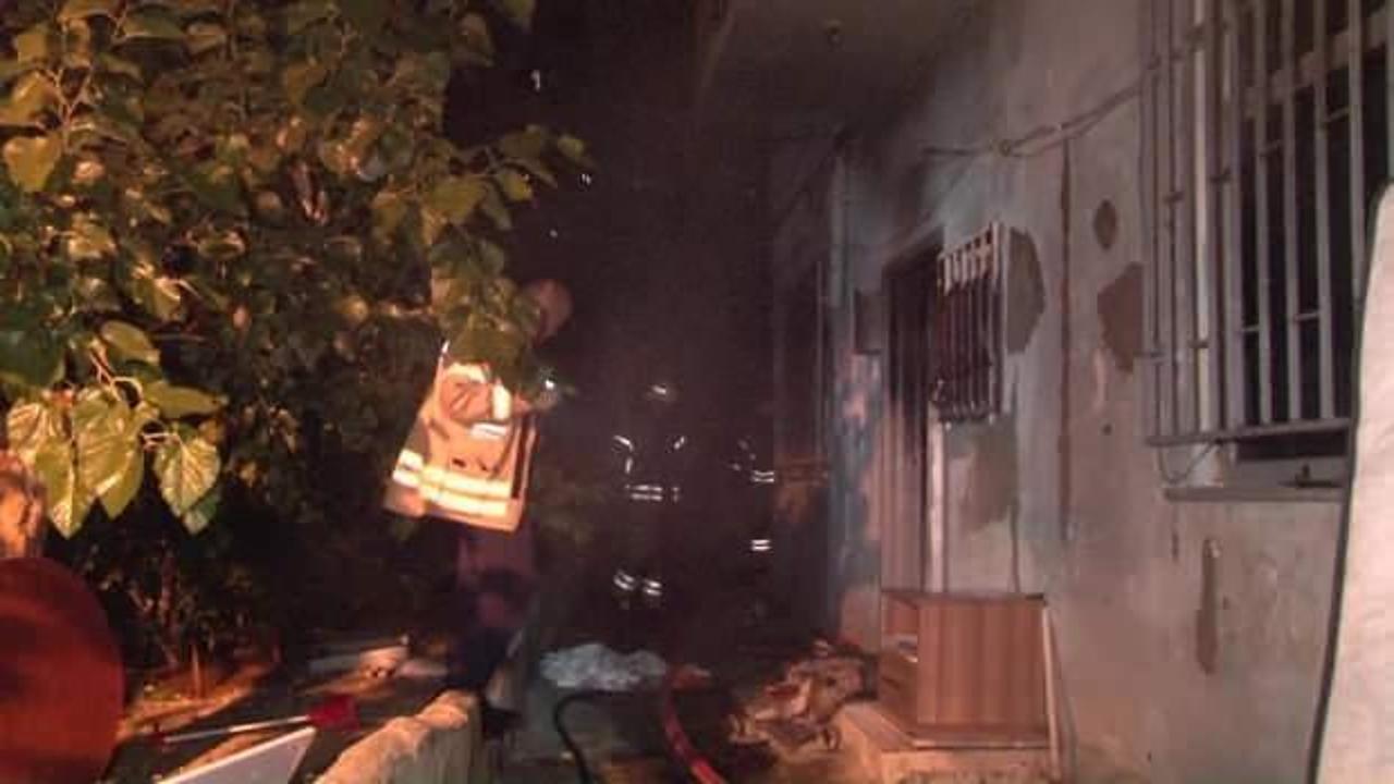 Üsküdar'da gecekondu yangını