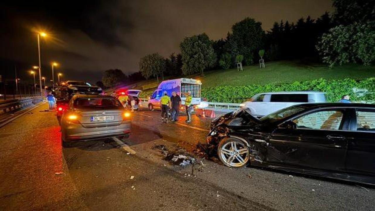 Üsküdar'da zincirleme kaza: 3 yaralı