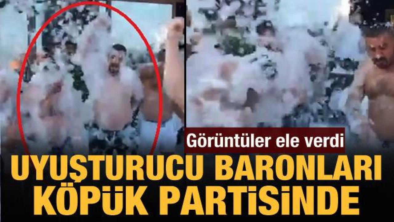 Uyuşturucu baronlarını köpük banyosu ele verdi