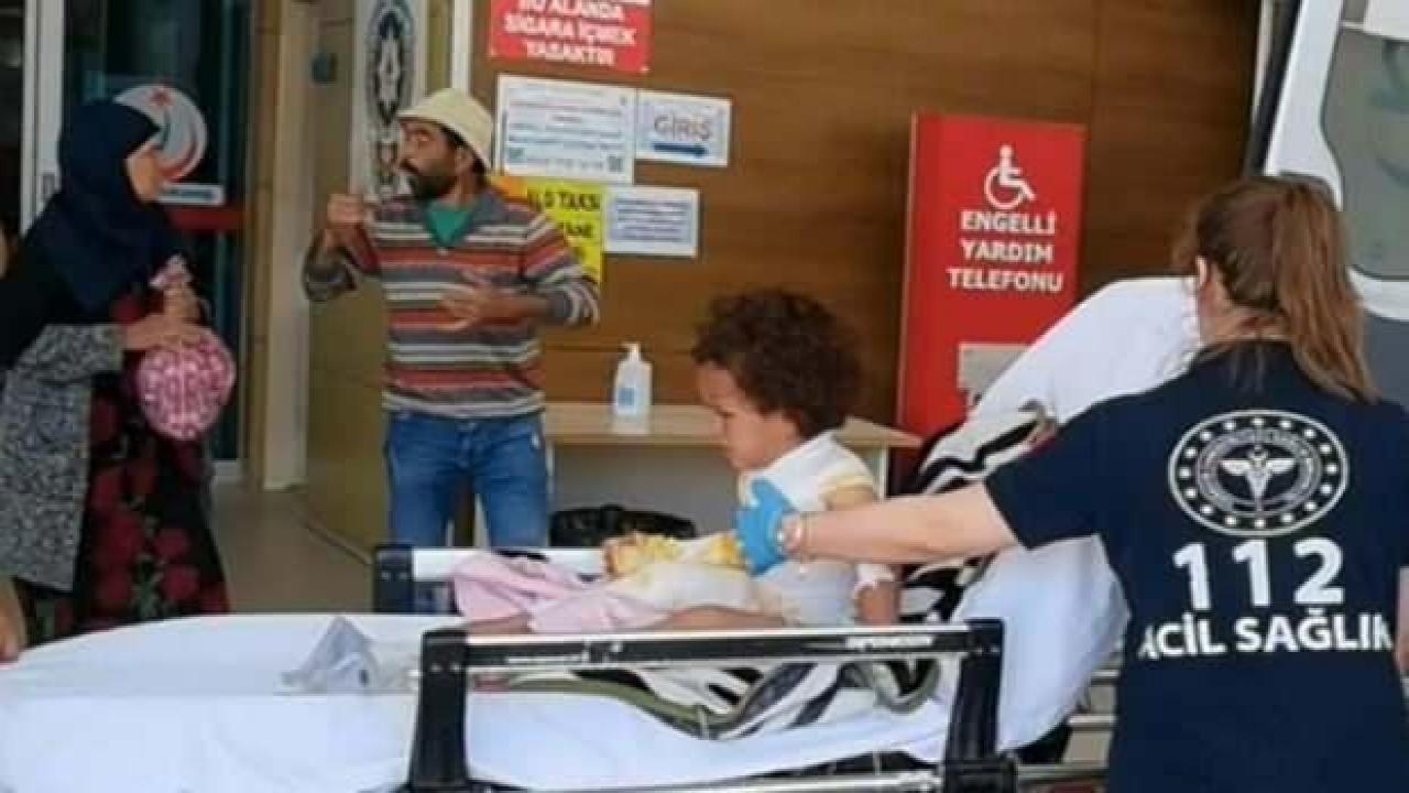 Üzerlerine kaynar su dökülen kardeşler yaralandı
