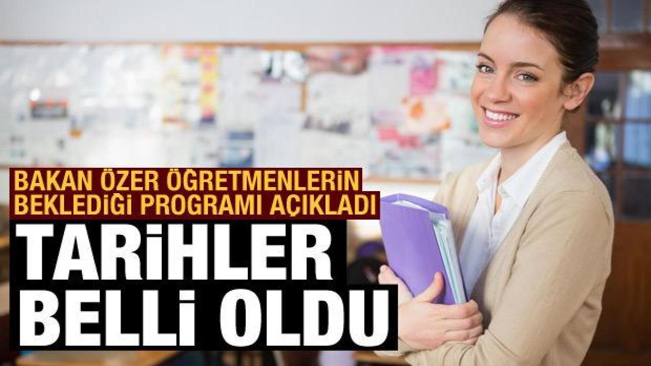 Uzman ve başöğretmenlik eğitim programlarına başvuru 1 Haziran'da başlıyor