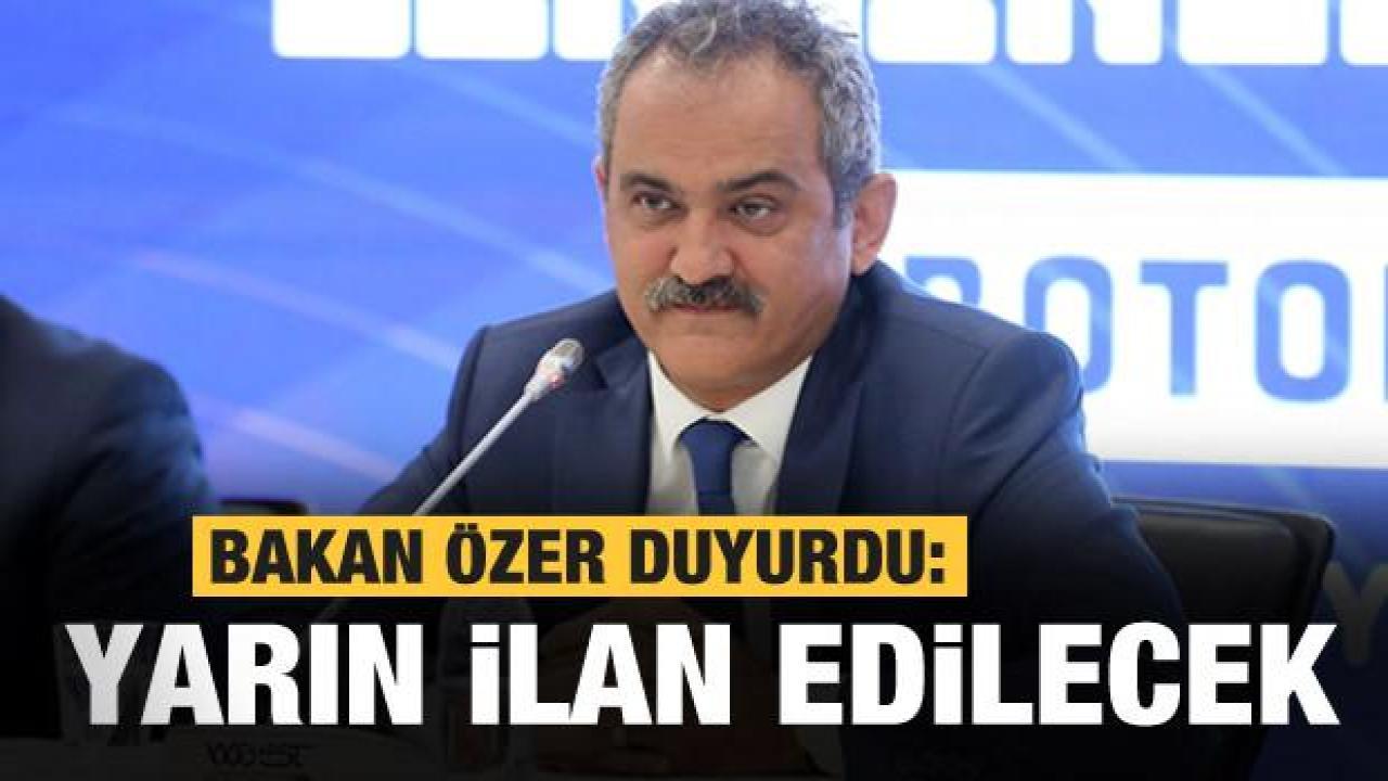 Uzman ve Başöğretmenlik sınav takvimi ilan edilecek