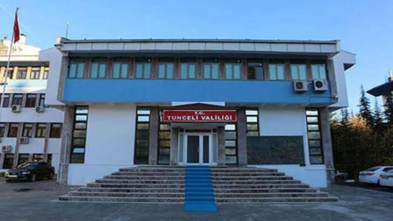 Valilik, Tunceli'de 4 günlük eylem yasağı getirdi